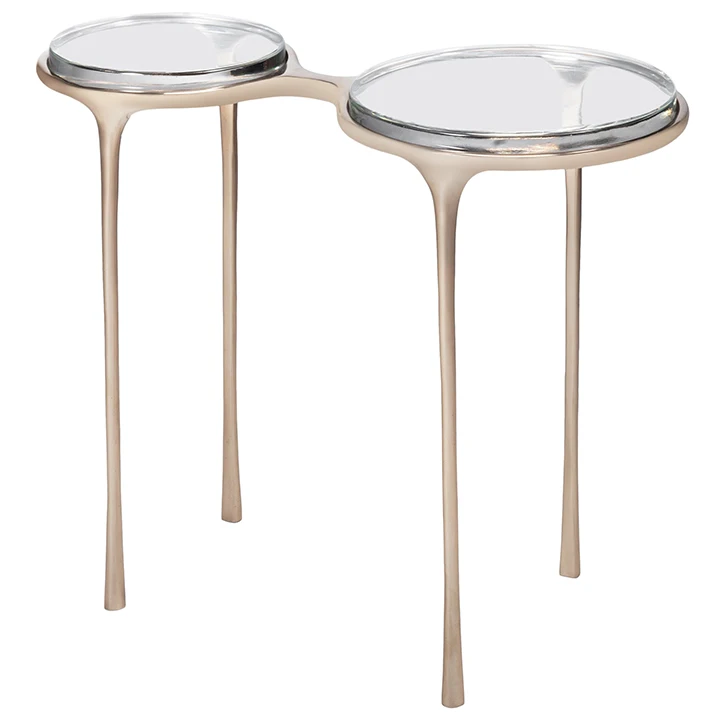 small coffee table black wooden top gold metal brass hand forged round wood table set living room decor corner side table