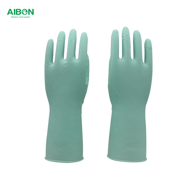 Low-priced scented exclusive women fragrance High quality long wholesale reusable household latex rubber kitchen gloves