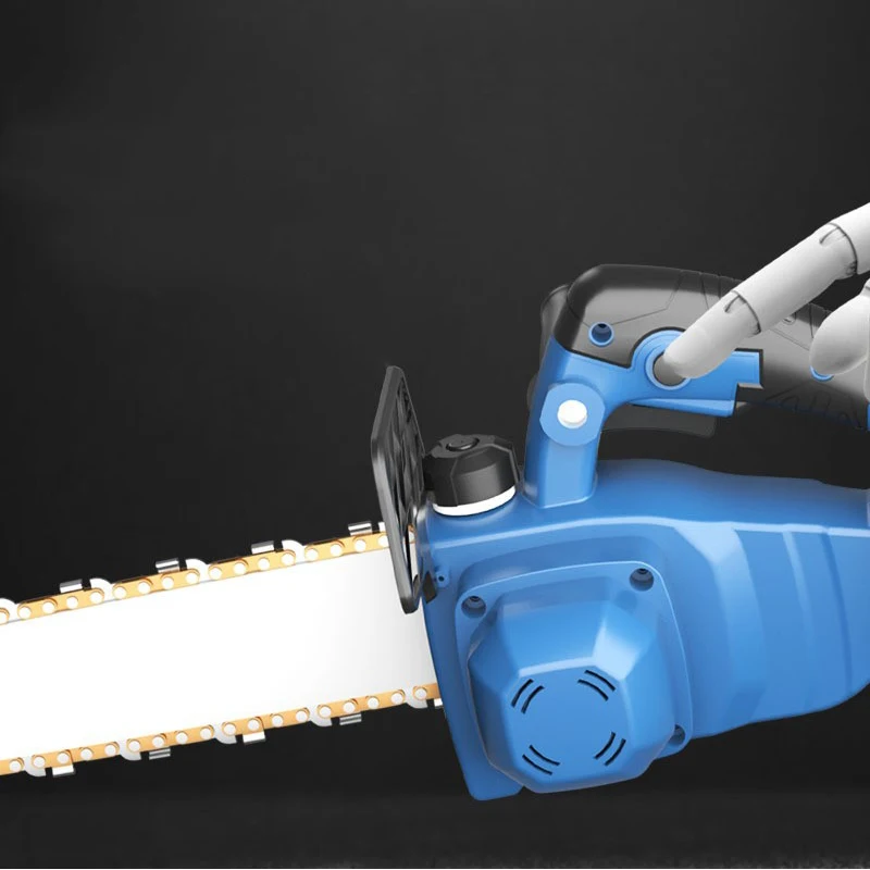 Fast Cutting 21V Power Chainsaw Woodworking Tools Rechargeable Brushless Electric Chainsaw 12-inch brushless battery chain saw