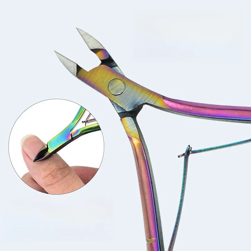 Oem 3pcs/Set Manicure Tool Dead Skin Scissors Cuticle Nippers And Nail Pusher Set