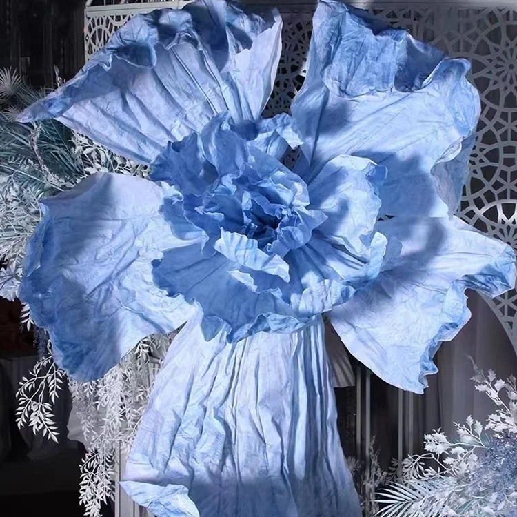 2023 hot sale paper Streamer flower for window display, mall landscaped, wedding and event decoration