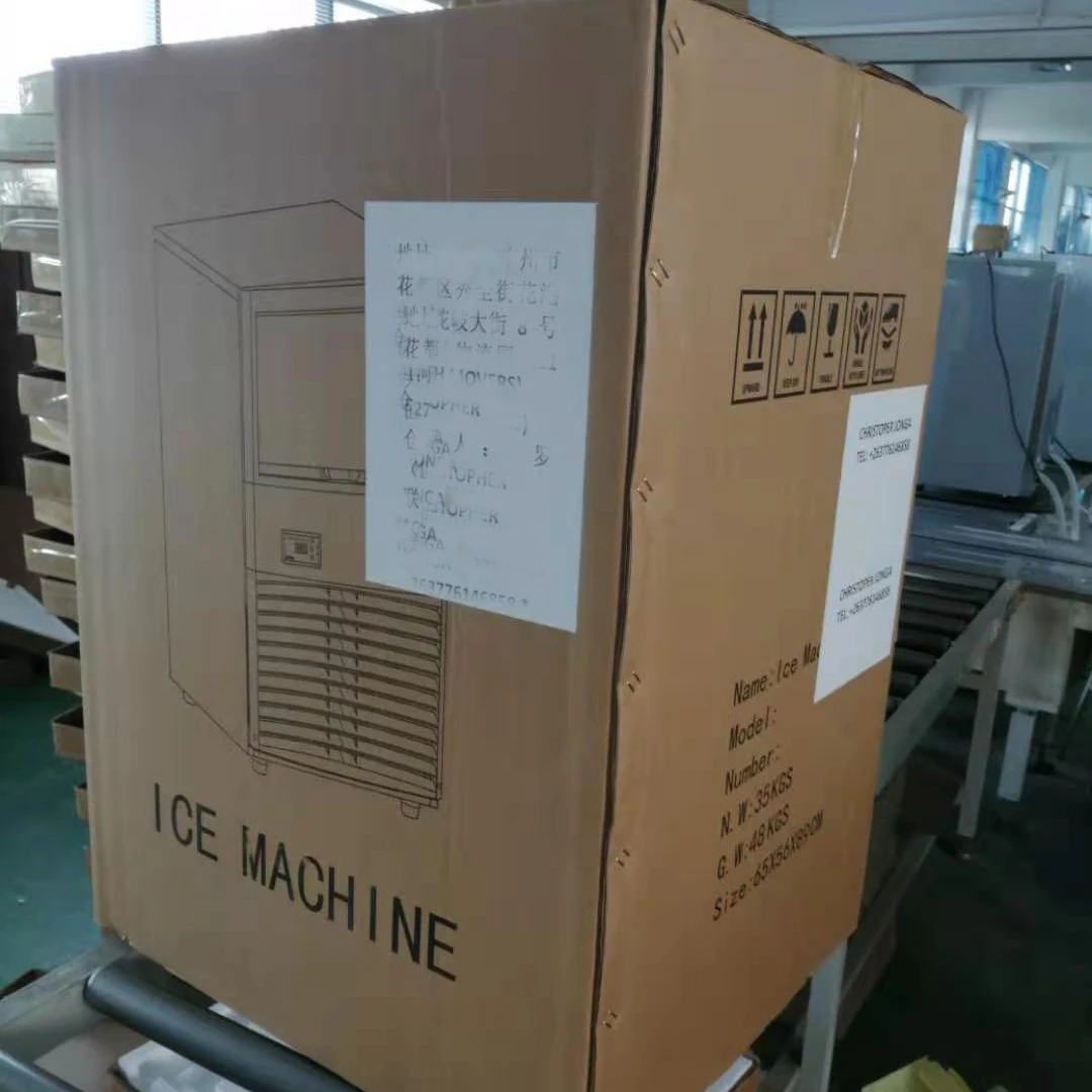 Ice Making Machine 60kg Automatic Countertop Ice Cube Block Machine Ice Maker Machine For Home Commercial Business Prices