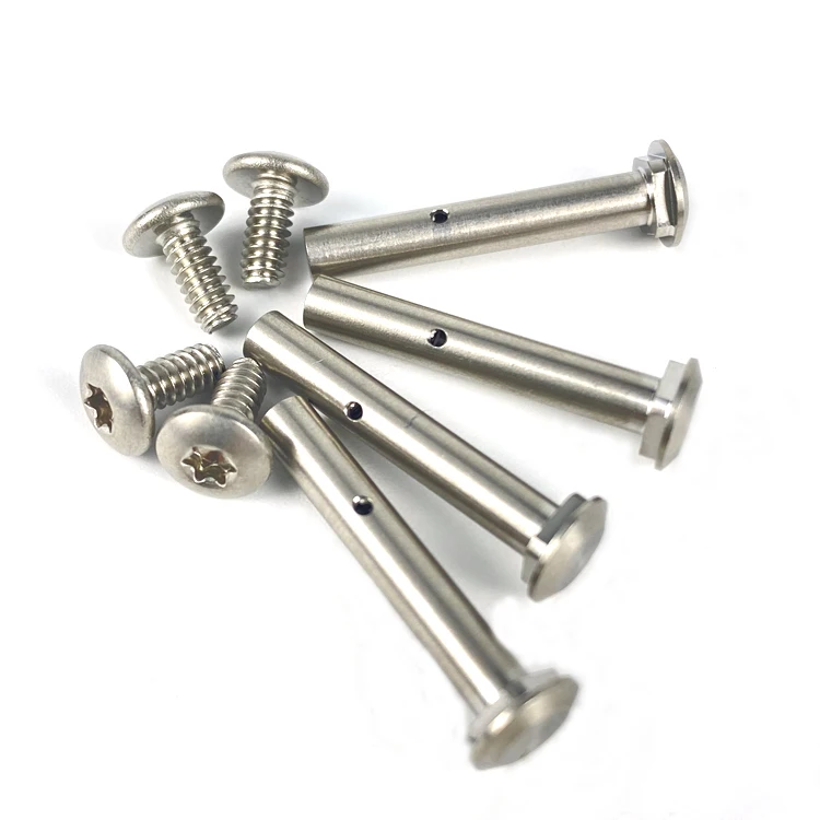 Flat Head Chicago Rivet Self Tapping Torx Screw Factory Direct Sale Male and Female Black Screw CNC Milling & Turning Service