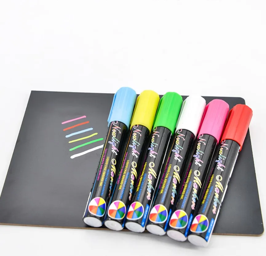 
Factory Direct Sale Erasable Highlighter Markers Pens For Chalkboard 