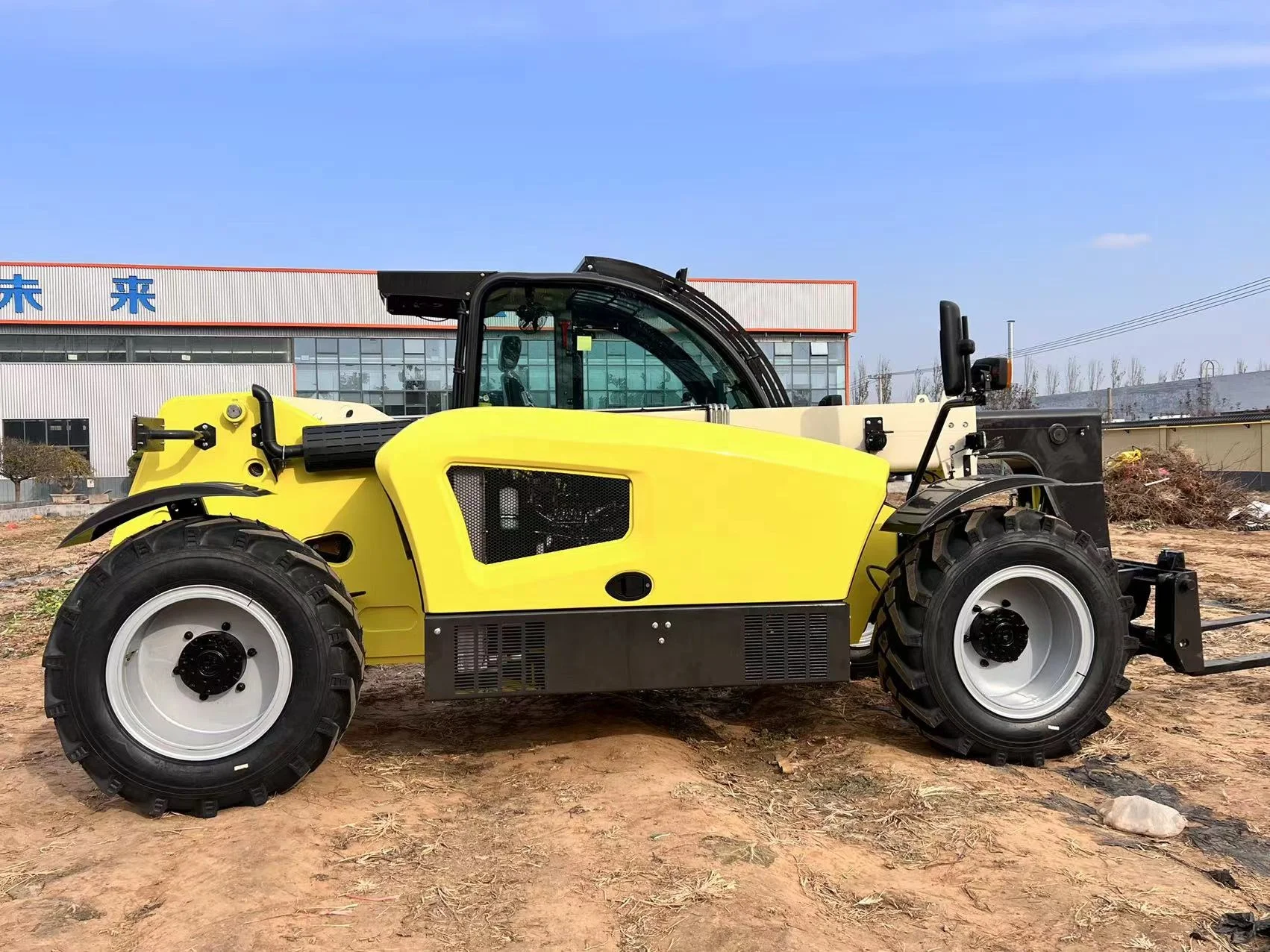 top brand HZM telescopic handler HZM 7330T forklift loader with fork