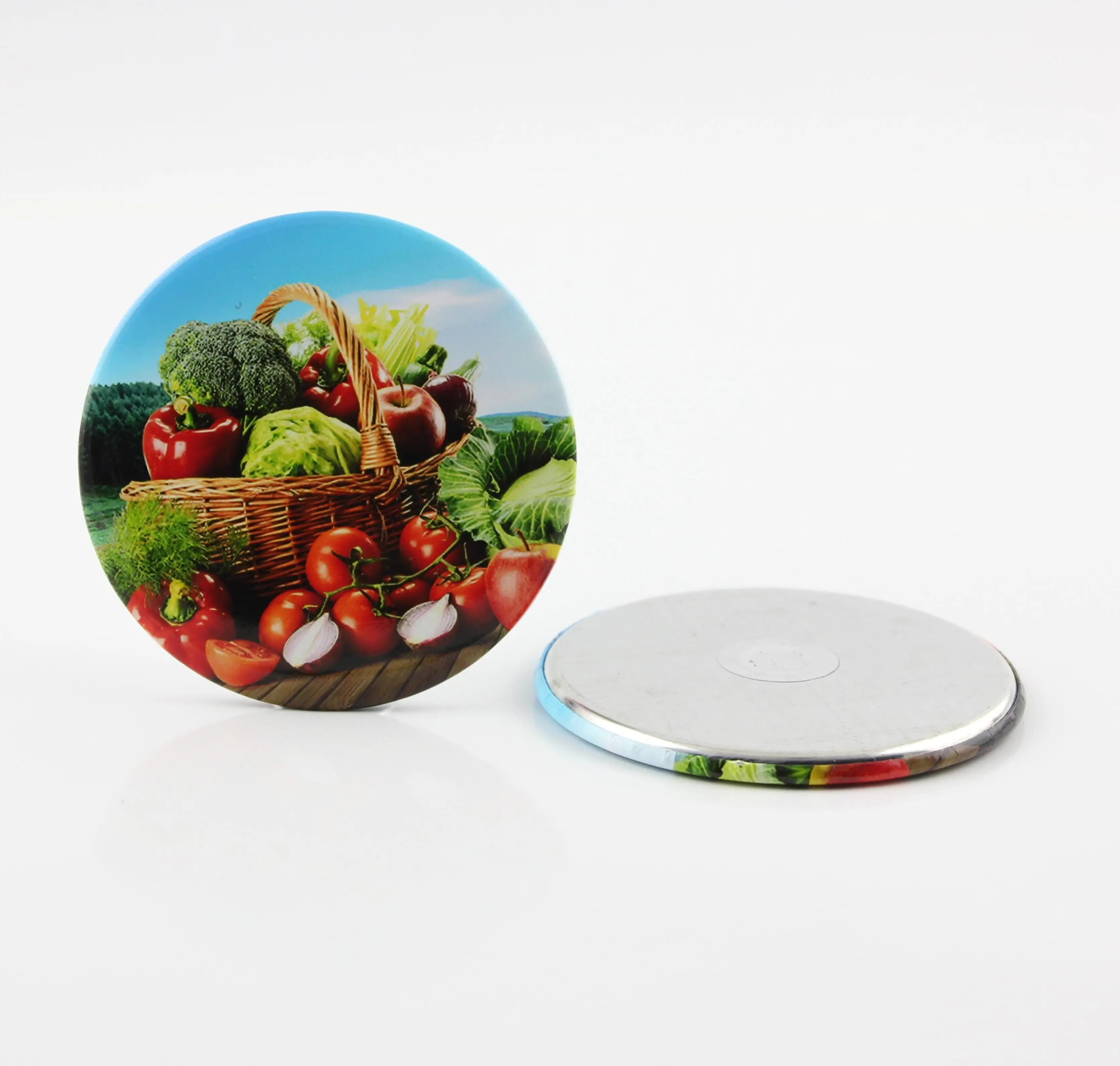 DIY Making Fridge Magnets Round Shape 25/32/37/44/58/75mm Magnetic Button Material Blank
