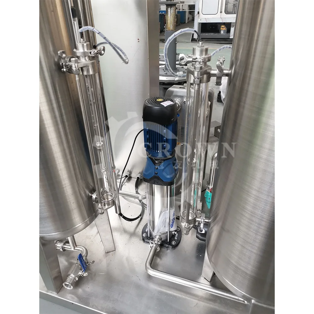 automatic gas beverage mixer  /  co2 mixing machine