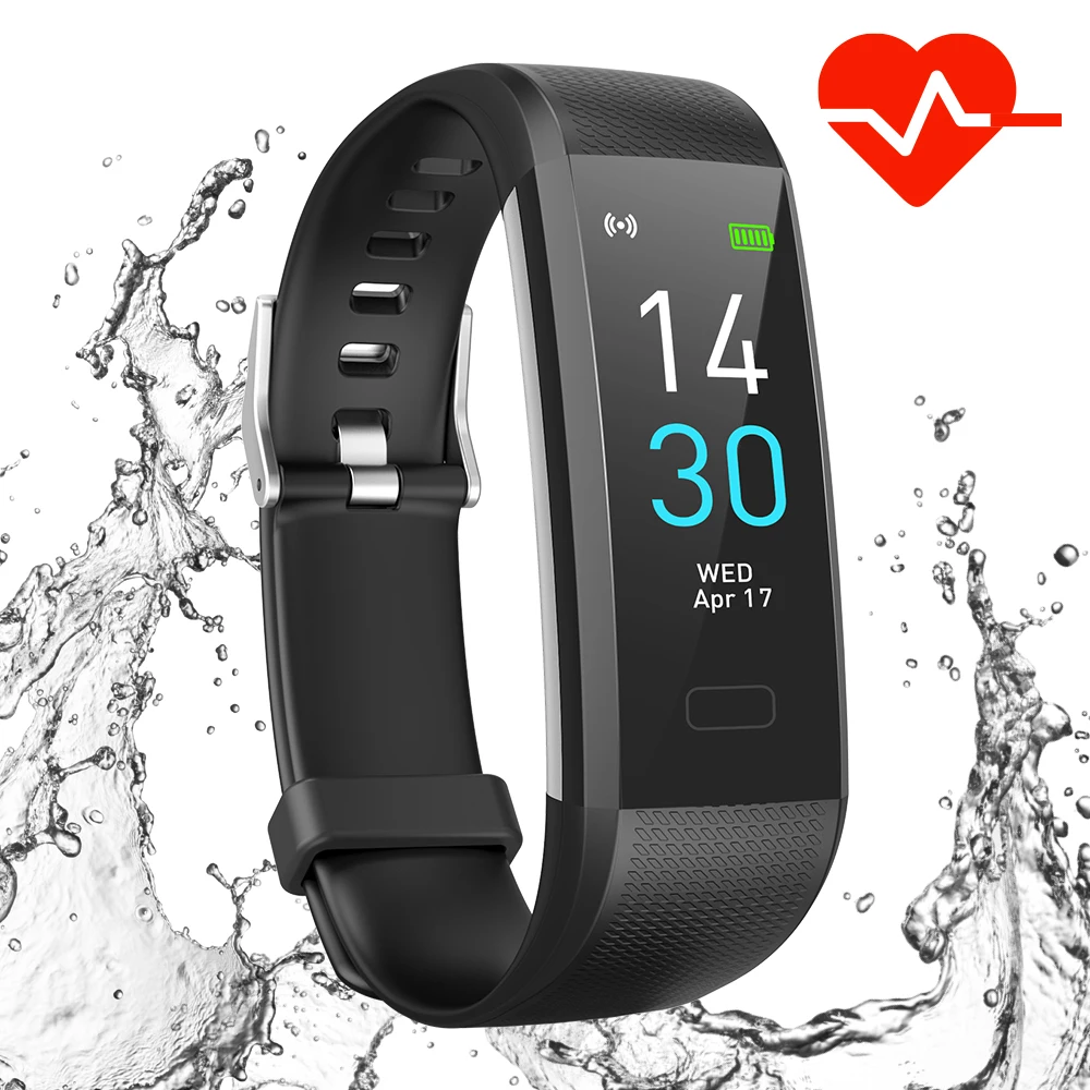 Wezone S5 2.0 Smart Bracelet 2021 New Fitness Tracker IP68 Waterproof CE ROHS Smart Bracelet with Factory Price
