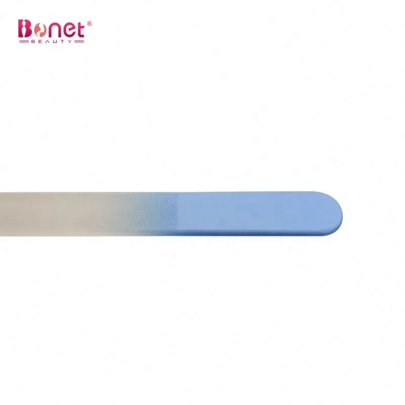 Customized Double-Sided Crystal Glass Nail Buffer Salon Manicure Tool Set with Polish Usage Logo Printing for Nail Care
