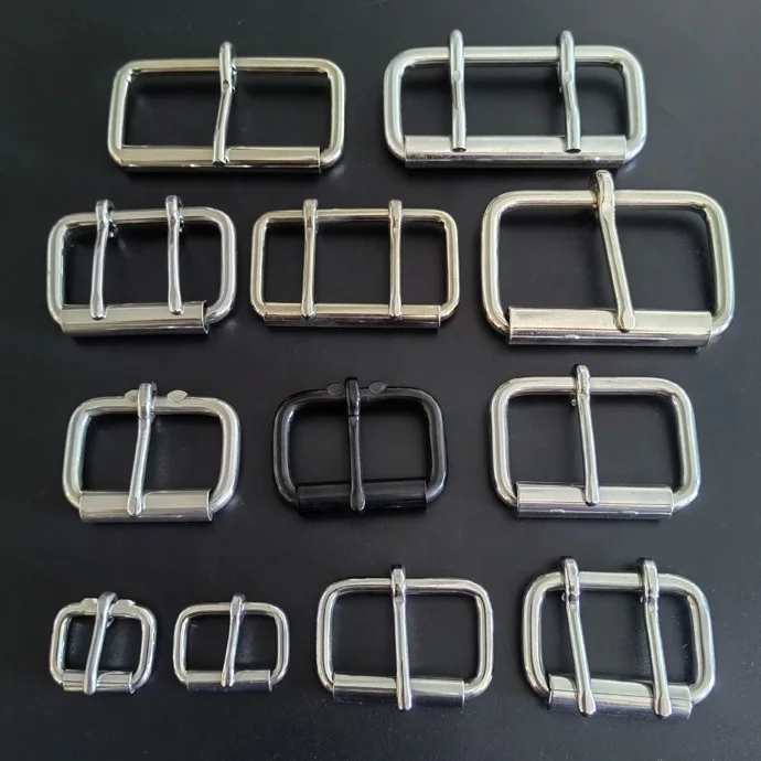 Assorted Stainless Steel Metal Roller Buckles Belt Pin Buckles for Bag Accesory Leather Belts Pet collars etc