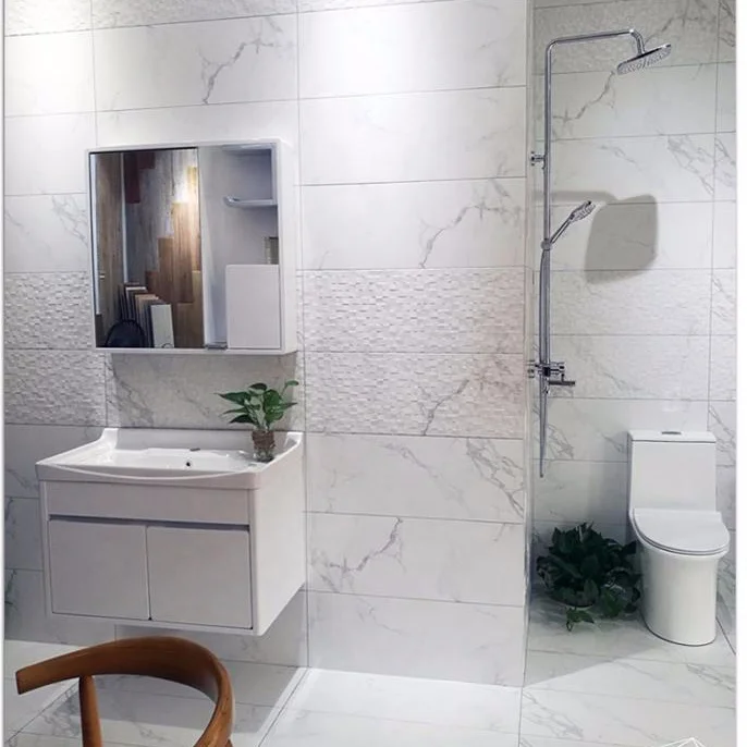 Bathroom wall tiles kitchen wall tiles  300X600  customize design  new design grey color  ceramic tile