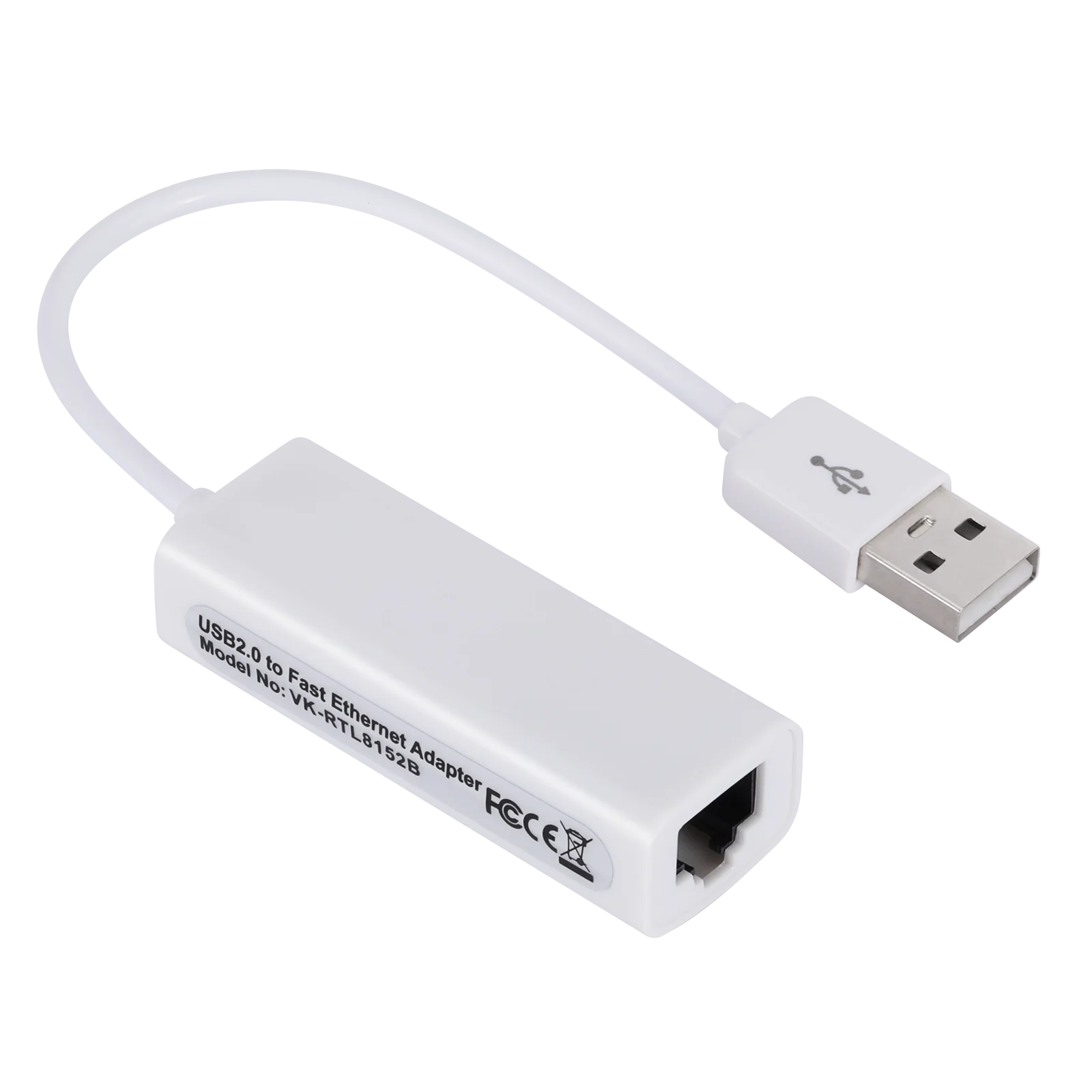 Wholesale USB A To RJ45 Lan Ethernet Adapter USB 2.0  ethernet 10M/100M  Network Card For Laptop PC computer