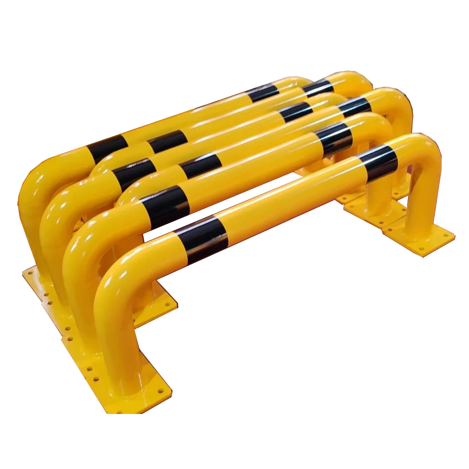 Yellow Black Steel Metal U Shape Safety Car protection Parking Fence Barrier