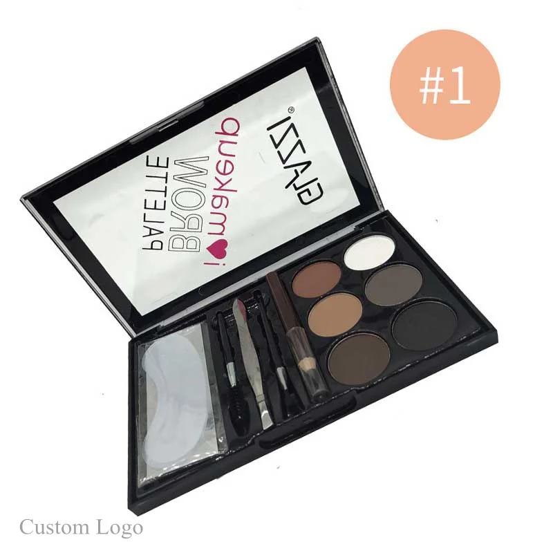 Makeup Beauty Eyebrow Powder eye brow pencil tweezer Magic Stamp Stencils Eyebrow Enhancer Palette