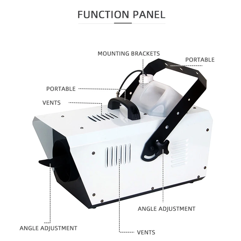 1500w snow machine stage effect romantic atmosphere wedding Christmas party event DMX512 artificial snow machine