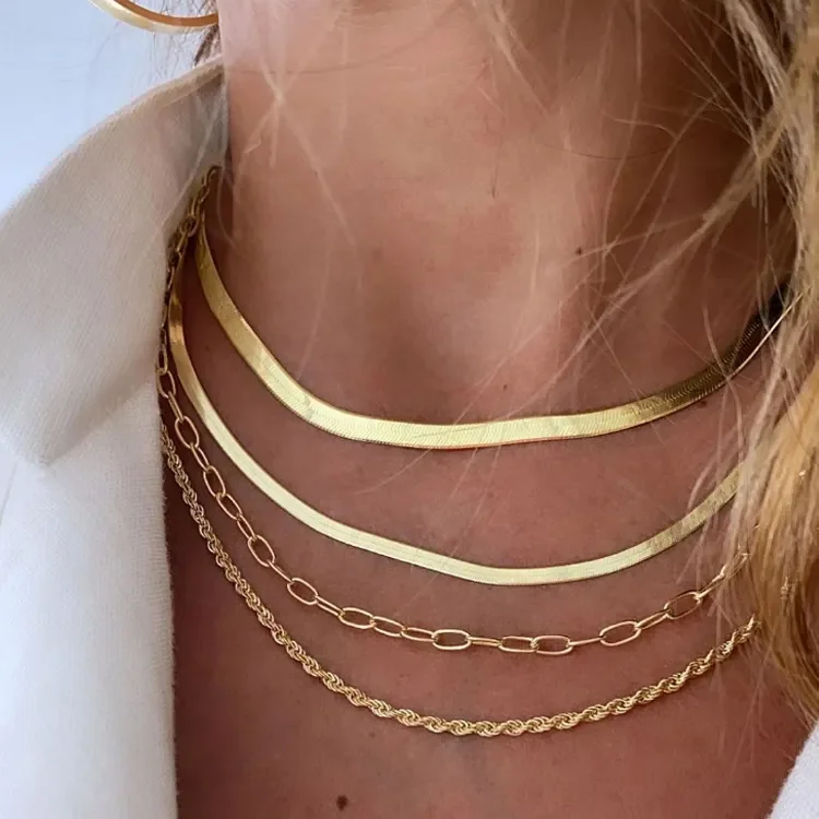 Fashion Jewelry Low Prices Chains Custom 925 Sterling Silver Chain Gold Plated Cuban Link Chain For Man Women