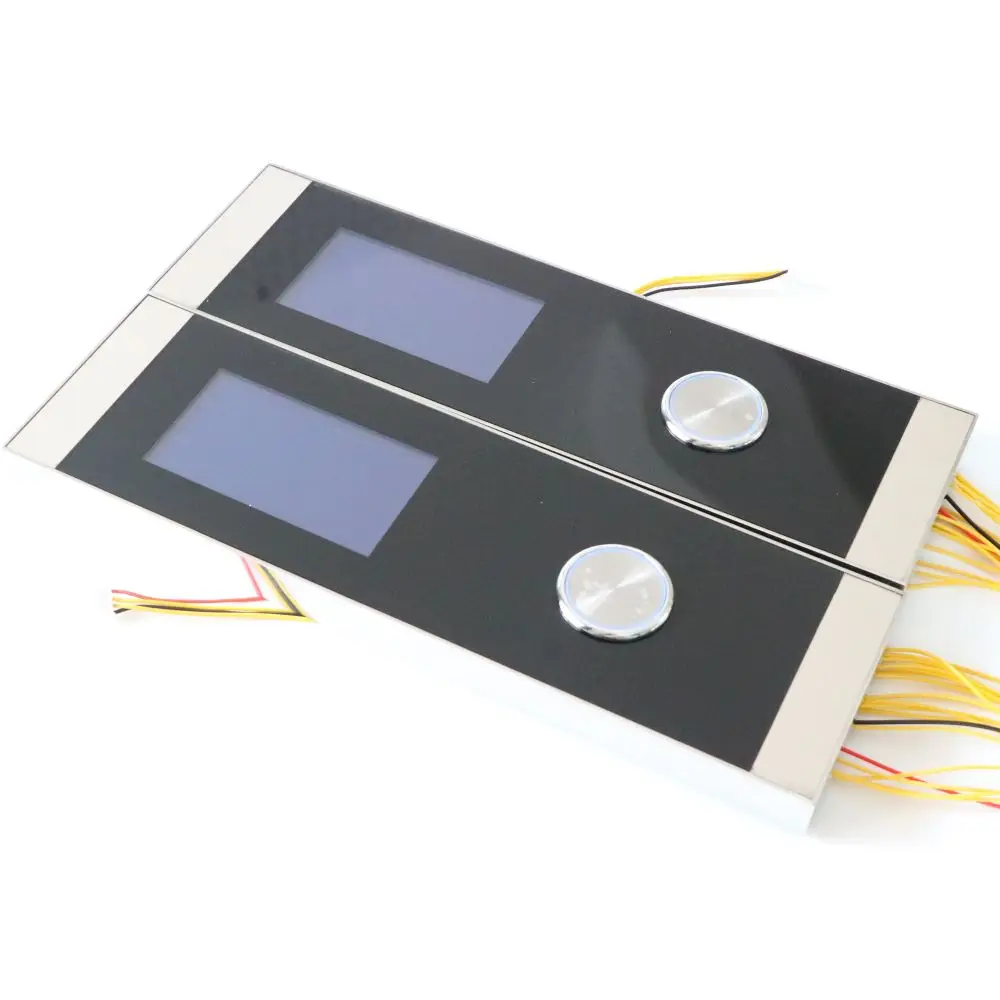 Parallel LCD White Display Wall Mounted LOP Panel For Elevator Spare Parts