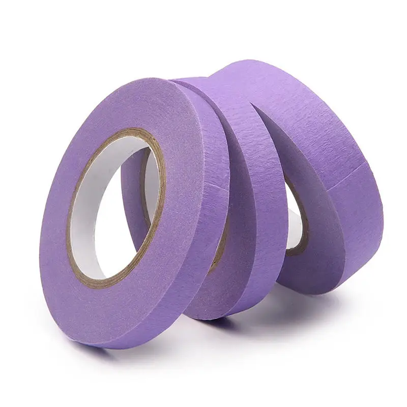 Custom Yellow Painters Masking Tape for Painting Automotive Paint Paper Masking Tape