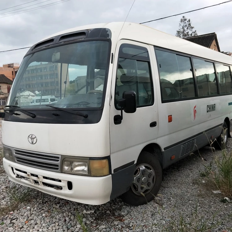Оригинальный японский б/у мини-автобус Toyota Coaster для продажи пассажирский