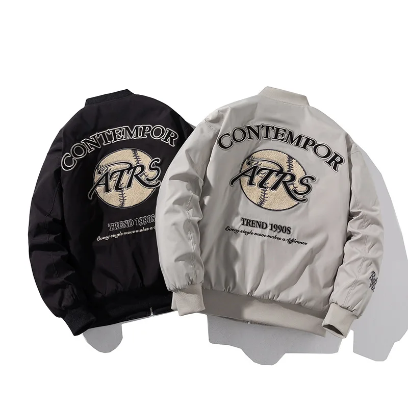 Latest Design High Quality Street Style OEM Breathable Bomber Jacket