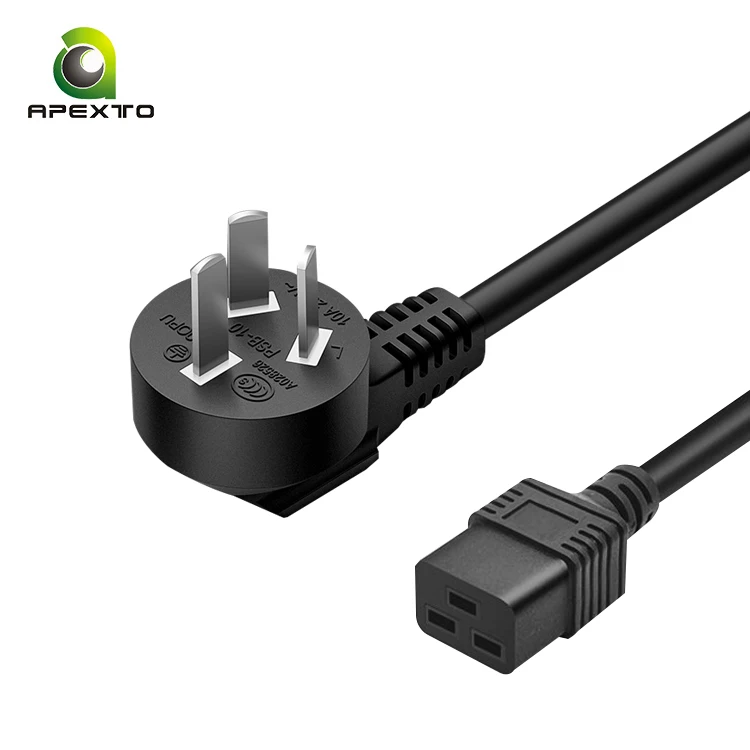 Australia PDU 3 flat pin plug to IEC 320 C19 Power Cord Cable With Mains Lead AU 3 Pin Power Lead