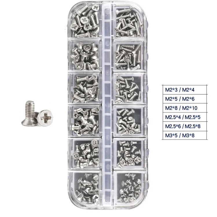 Набор мини-винтов M2 M2.5 M3 для ремонта ноутбука
