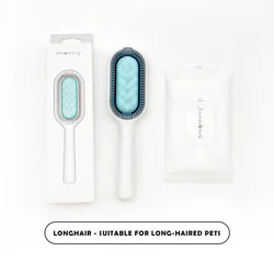 DIVTOP Self Cleaning Grooming Product Pet Comb Tool Long Short Haired Cat Dog Hair Grooming Pet Brush