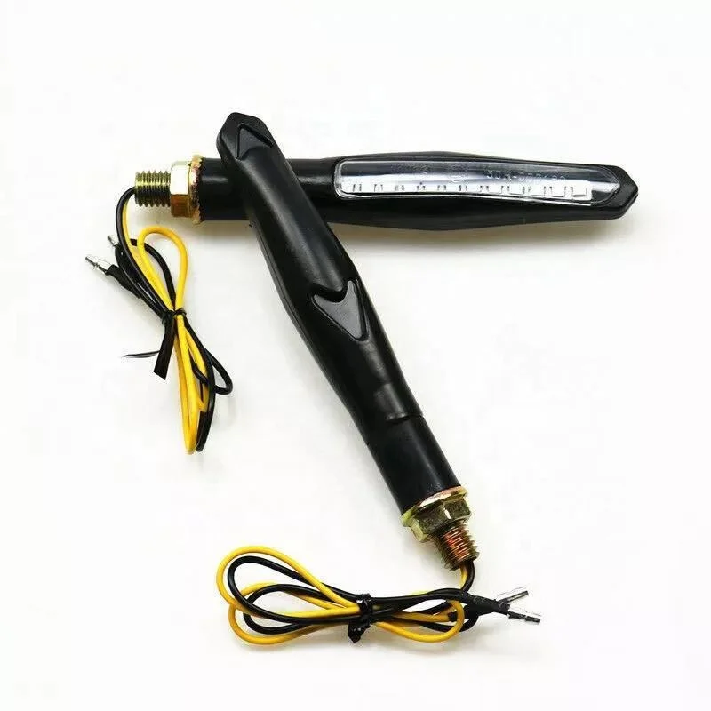 Emark Approved 12LED Water Flowing Motorbike Turn Signal Lights DC 12V Blinker Sequential Indicators Motorcycle