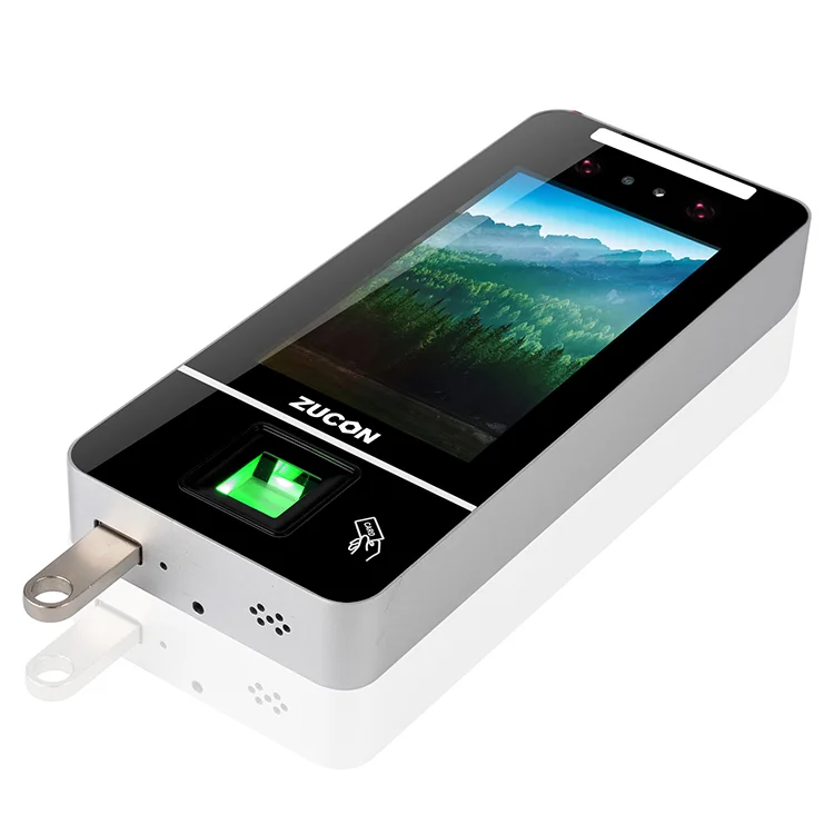 
ZUCON 5inch Biometric Face Reader Recognition Access Control and Attendance System 