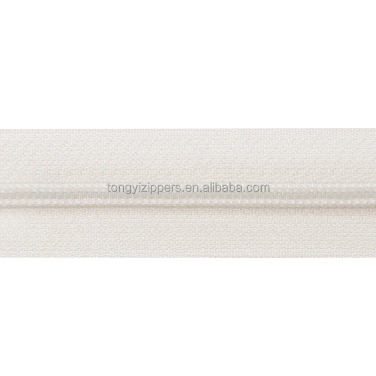 tongyi zip factory cheaper price regular long chain nylon zipper roll