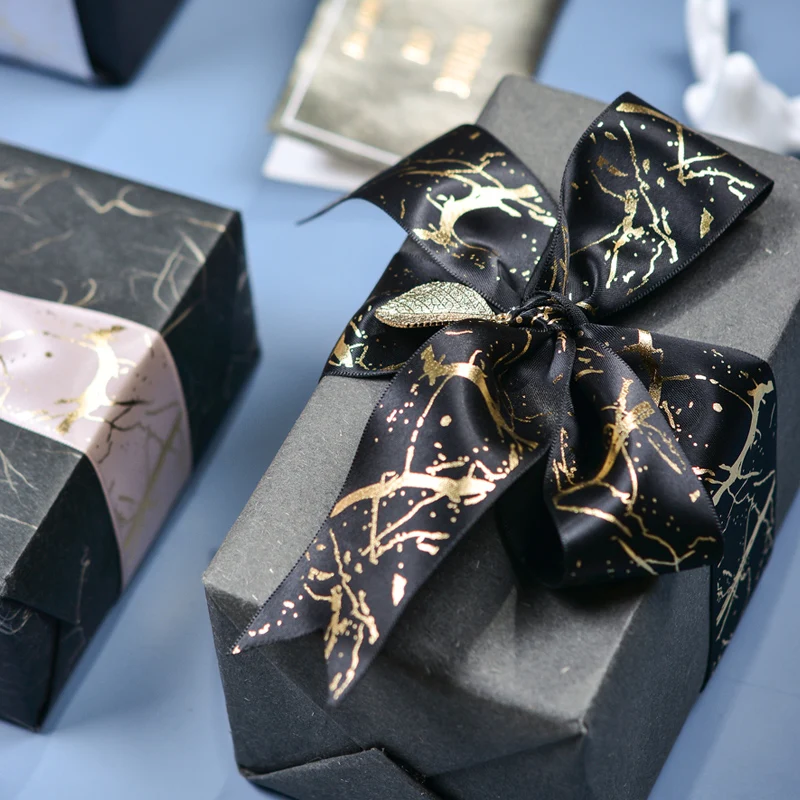  RIBEST Gift Wrap Grosgrain Customize Ribbon printed With Logo Double Faced