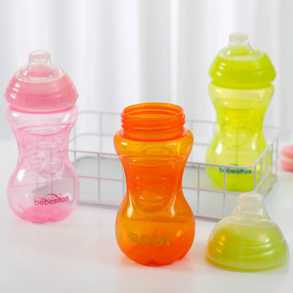 Wholesale Outdoor Transparent Baby Water Bottle Portable Leak-Proof Children Water Cup