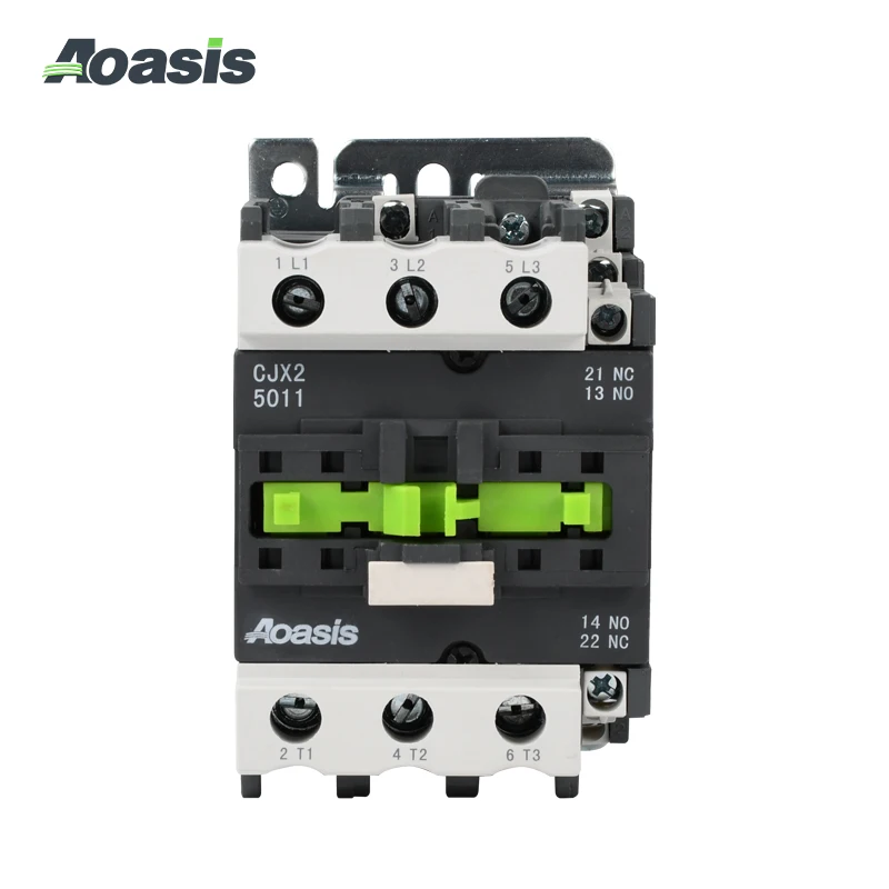 Hot sale CJX2-5011 50A AC contactor telemecanique 3 pole magnetic contactor