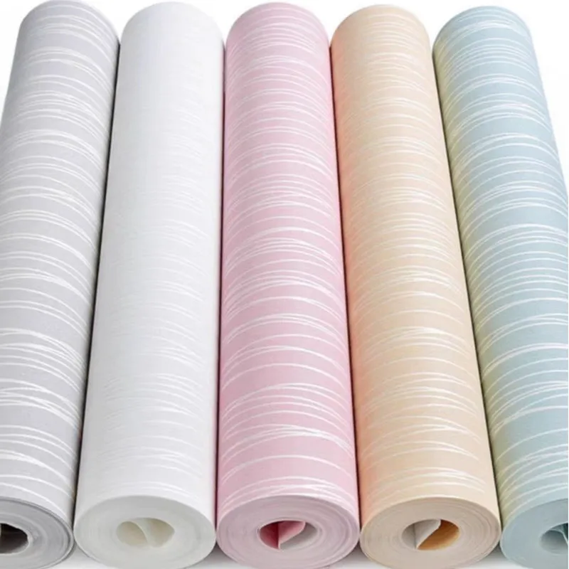 Simple Ring Vertical Stripe Non woven Wallpaper Living Room Bedroom Movie Sofa Background Wall 3D luxury wallpaper modern