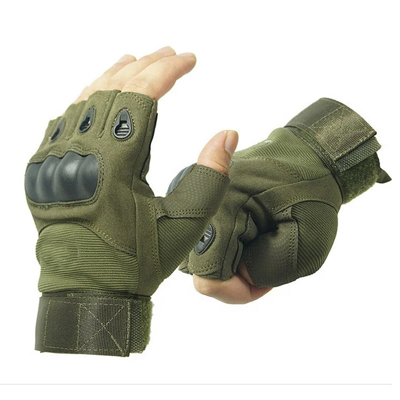 Fingerless Combat Tactical Military Outdoor Sports Gym Training Cycling Tactical gloves for men