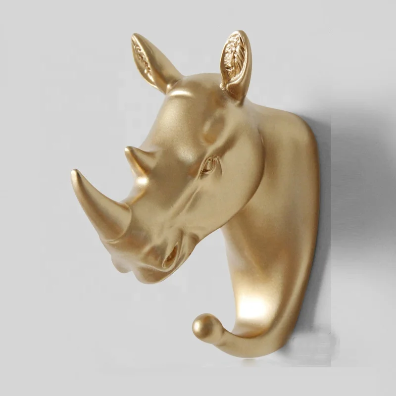 Wall Hanger Decor-Creative New Crafts with Universal Plastic Hook Coat Clothing and Key Holder for Home Decoration