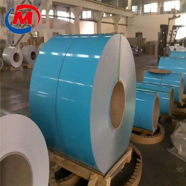 Pre-painted factory best price PE PVDF coating color coated aluminum coil 1100 h32 color coated aluminum