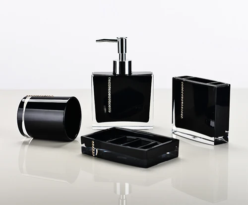 China factory top quality modern style eco-friendly plastic bathroom toilet accessories set for sale Goods for bathroom