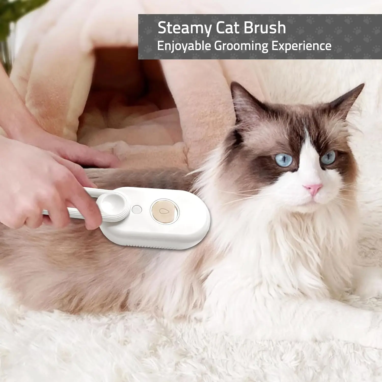 Spray Massage Steam Comb One-key Spray Anti-fly Comb Bath Brush Hair Removalsmooth Hair Cat Cake Pet Supplies Cats and Dogs