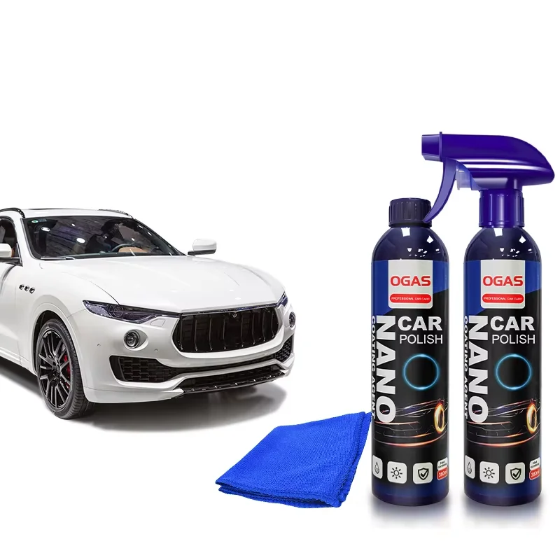 380ML 9H Nano Glass Ceramic Coating Polishing Spraying Wax For Auto Ceramic Wax Car Wash Fortify Quick Coat Polish