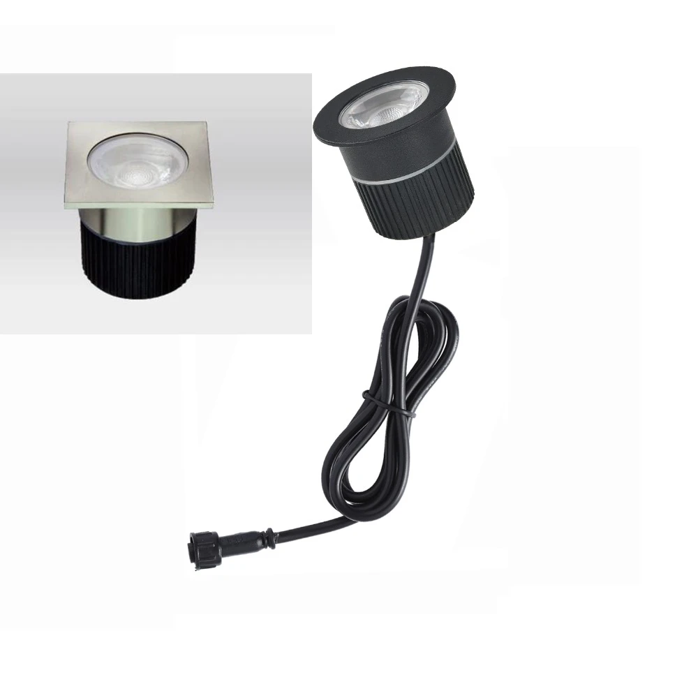 High bright hot selling Outdoor  12 Volt outdoor led lights recessed inground lamp for garden pathway driveway decoration