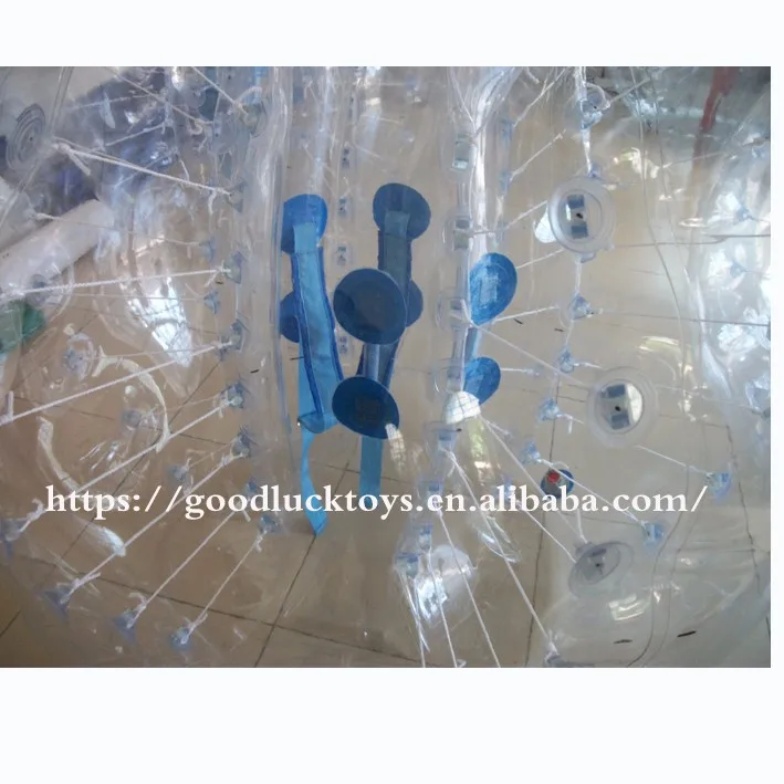 Inflatable Ball Person Inside Bubble Backpack Crazy Buddy Belly Bumper