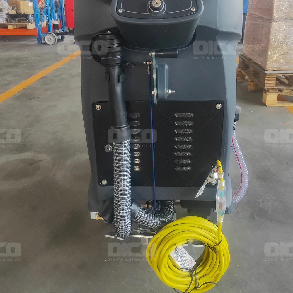 OR-V5 15m industrial single brush ceramic tile  floor scrubber machine with cable