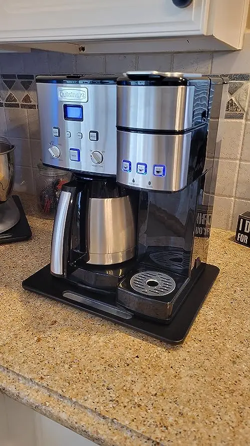 Rolling Appliance Tray for Countertop with Wheels, Slides Easily from under the Cabinet Sliding Tray for your Coffee Make