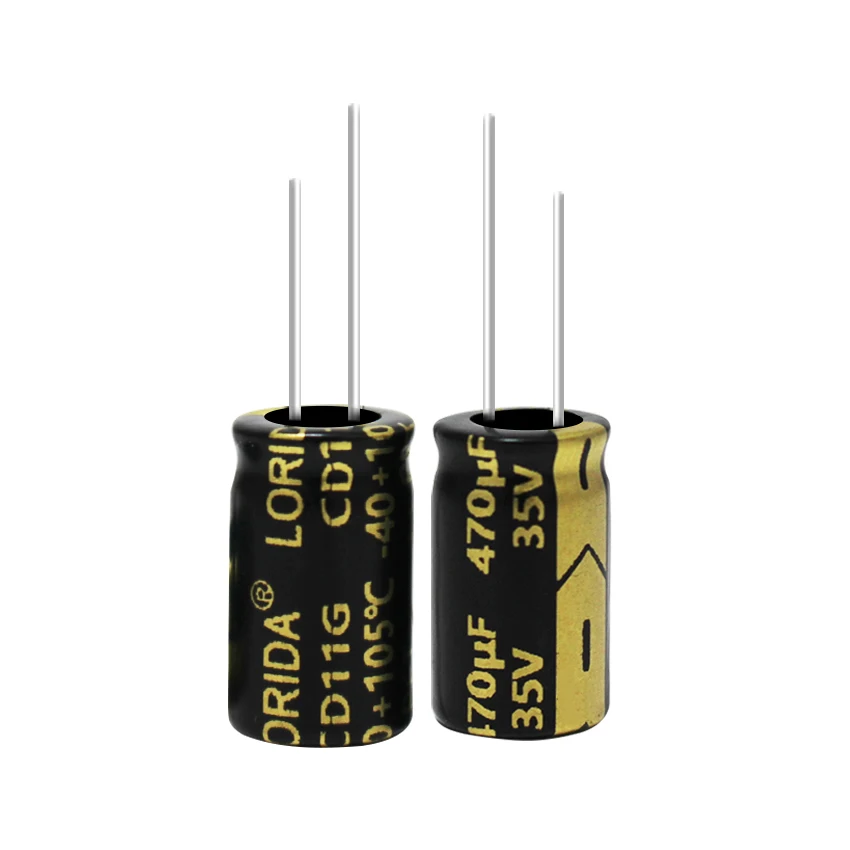 Lorida Manufacture Price 400V 3.3UF 6*12Mm 6.8Uf 500V Aluminum 820Uf 200V Electrolytic Capacitor