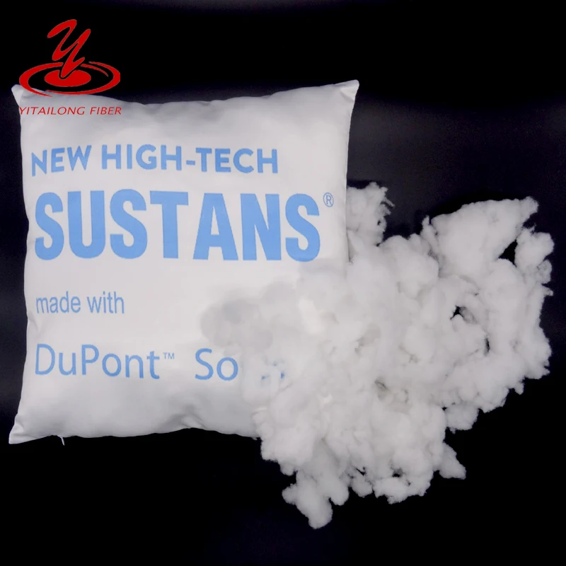 OEKO-TEX Standard Dupont Sorona Biological Recycled HCS polyfill stuffing PP Cotton 100% Hollow Polyester Staple Fiber
