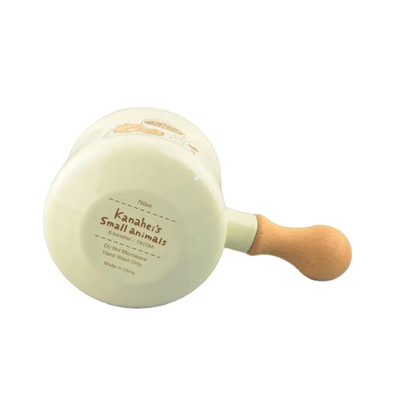 
High Quality Colorful Lovely Mini Size Milk Heating Pot Kitchen Cooking Pot Enamelware 