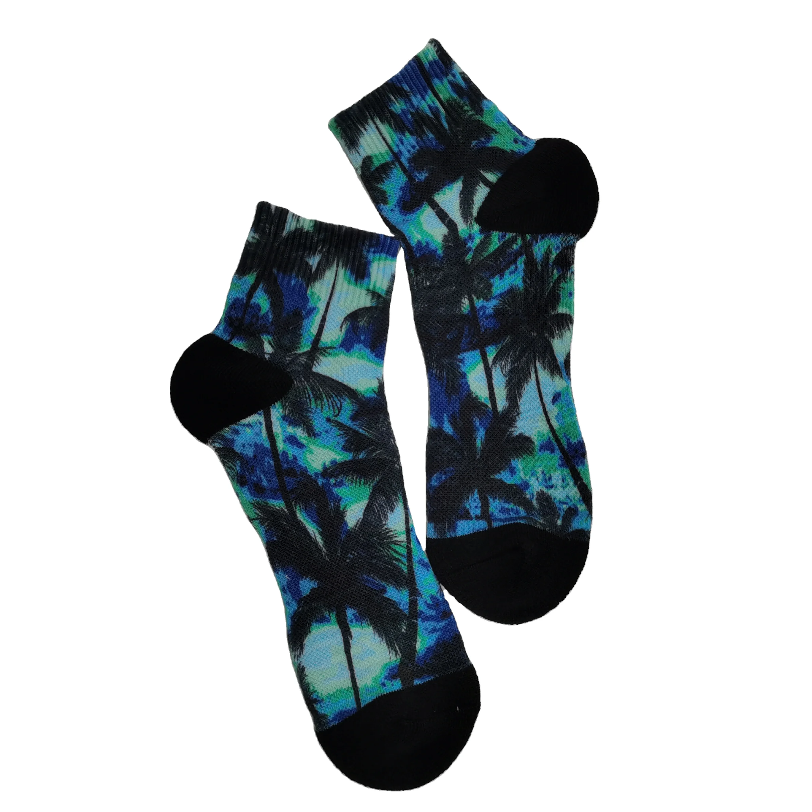 
Manufacturer low price womens sport socks printed custom female sports socks 