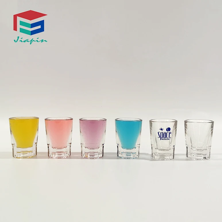 Plastic clear shot glass 1.9oz plastic wine cups bar cup