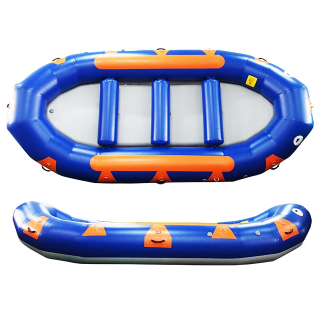 16 feet 1.2mm white water rafting boat inflatable raft for sale